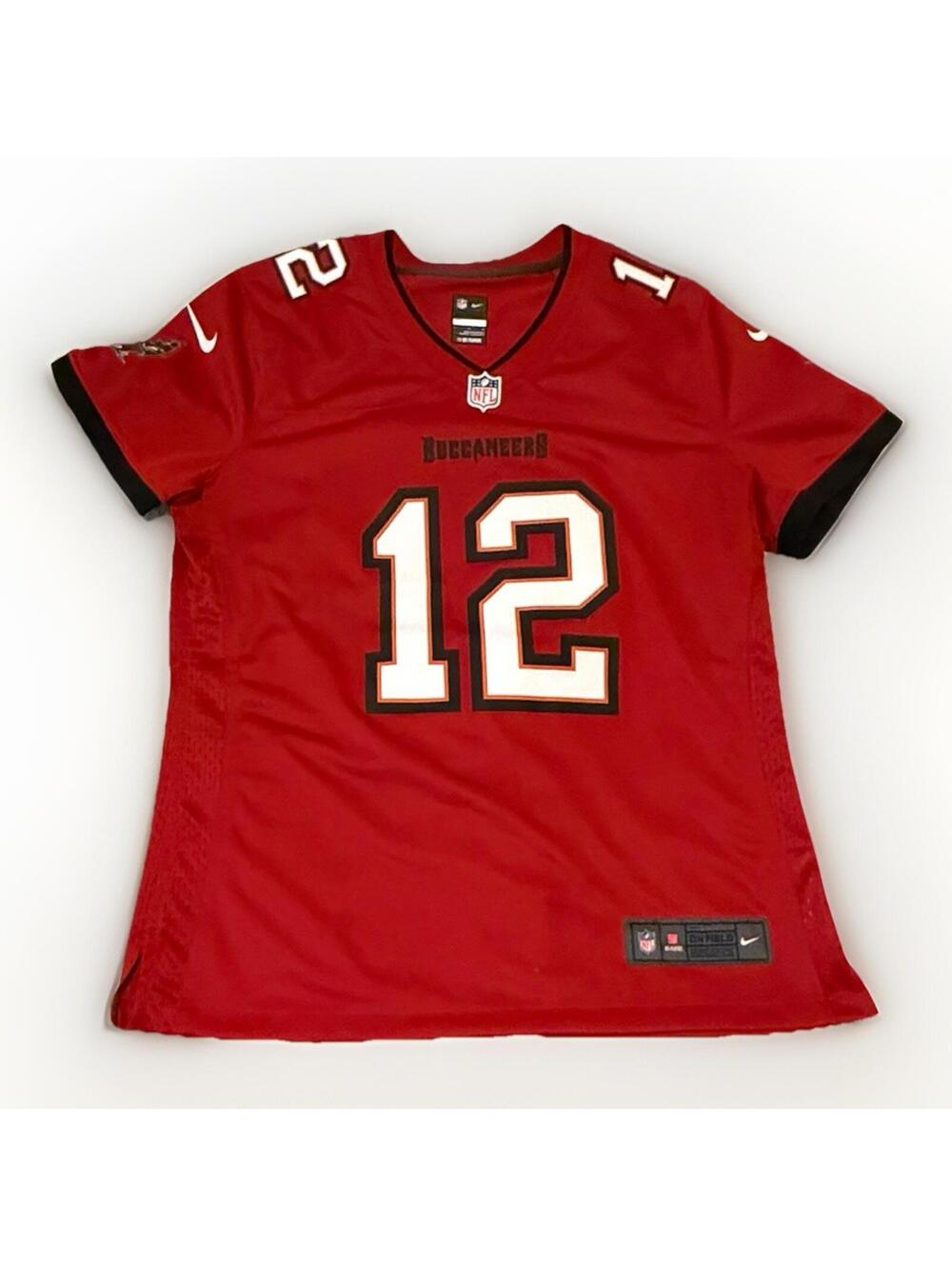 Nike On Field Women's Tampa Bay Buccaneers Jersey Size L Tom Brady #12 NFL